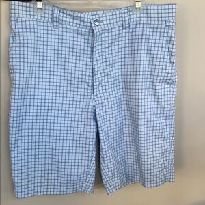 Blue Checkered Men's Shorts